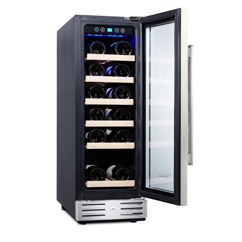 Kalamera 18 Bottle Single Zone Convertible Wine Cooler & Reviews Wayfair